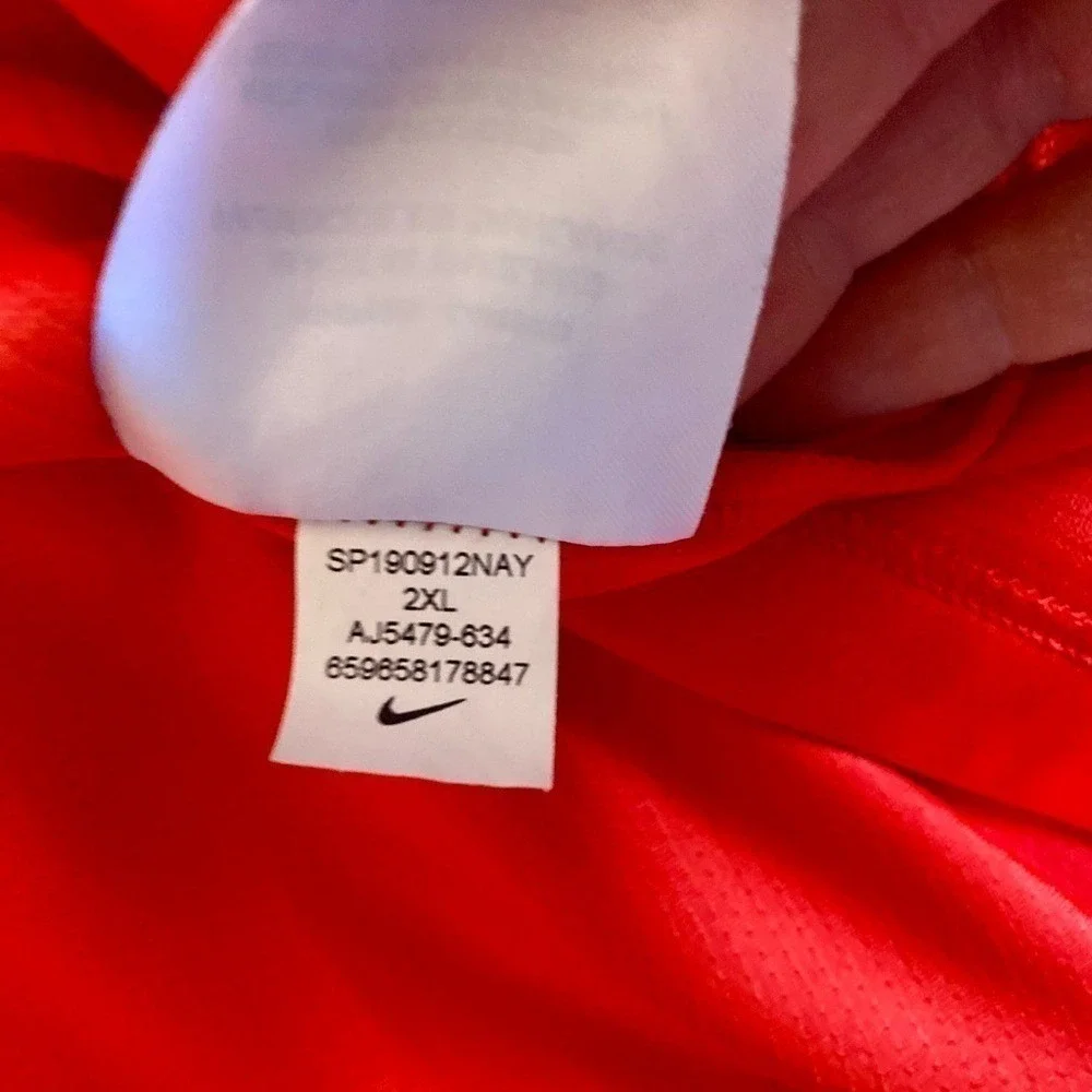 Nike Red Dri-Fit Short Sleeve Polo Shirt Top